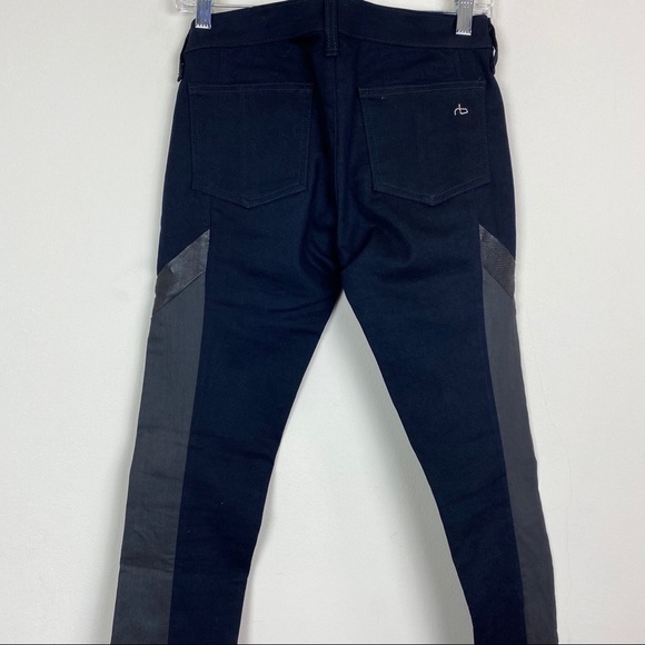 Rag and Bone Grand Prix Motocross Leather Jeans - Picture 7 of 14